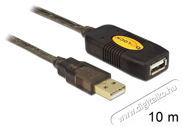 Delock USB 2.0 hosszabb&iacute;t&oacute; k&aacute;bel, akt&iacute;v 10m Iroda &eacute;s sz&aacute;m&iacute;t&aacute;stechnika - Sz&aacute;m&iacute;t&oacute;g&eacute;p tartoz&eacute;k - USB k&aacute;bel - 387698