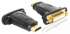 Delock 65467 HDMI apa DVI 24+5 pin anya adapter Tv kiegészítők - Kábel / csatlakozó - DVI-Hdmi kábel - 387782