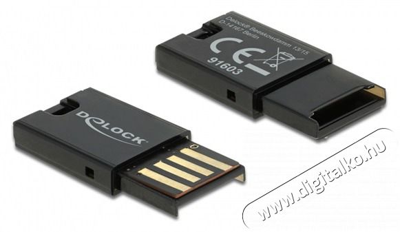 Delock 91603 Micro SD mem&oacute;riak&aacute;rty&aacute;khoz USB 2.0 k&aacute;rtyaolvas&oacute; Mem&oacute;ria k&aacute;rtya / Pendrive - MicroSD / MicroSDHC k&aacute;rtya - 398732