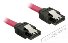 Delock 82677 SATA 6Gbps 50cm egyenes-egyenes piros kábel Iroda és számítástechnika - Számítógép tartozék - SATA kábel - 387982