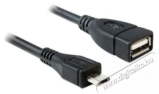 Delock 50 cm USB micro-B apa - USB 2.0-A anya OTG k&aacute;bel Iroda &eacute;s sz&aacute;m&iacute;t&aacute;stechnika - Sz&aacute;mol&oacute;g&eacute;p - Irodai - 407144