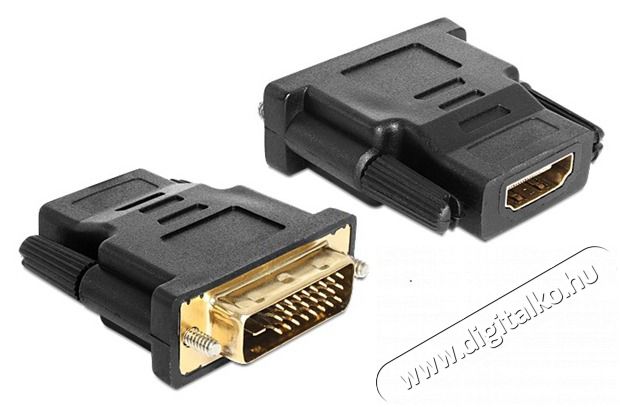 Delock 65466 DVI 24+1 pin apa > HDMI anya adapter Tv kieg&eacute;sz&iacute;tők - K&aacute;bel / csatlakoz&oacute; - Csatlakoz&oacute; / eloszt&oacute; / &aacute;talak&iacute;t&oacute; - 410463