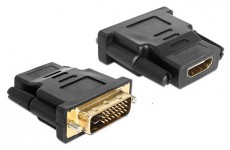 Delock 65466 DVI 24+1 pin apa > HDMI anya adapter Tv kieg&eacute;sz&iacute;tők - K&aacute;bel / csatlakoz&oacute; - Csatlakoz&oacute; / eloszt&oacute; / &aacute;talak&iacute;t&oacute; - 410463