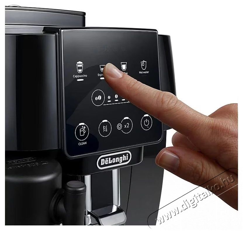 Delonghi ECAM 220.60.B Automata k&aacute;v&eacute;főző, tejhabos&iacute;t&oacute; funkci&oacute;, 15 bar, 1.8 L, 1450W, Fekete Konyhai term&eacute;kek - K&aacute;v&eacute;főző / k&aacute;v&eacute;&ouml;rlő / kieg&eacute;sz&iacute;tő - Automata k&aacute;v&eacute;főző - 495707