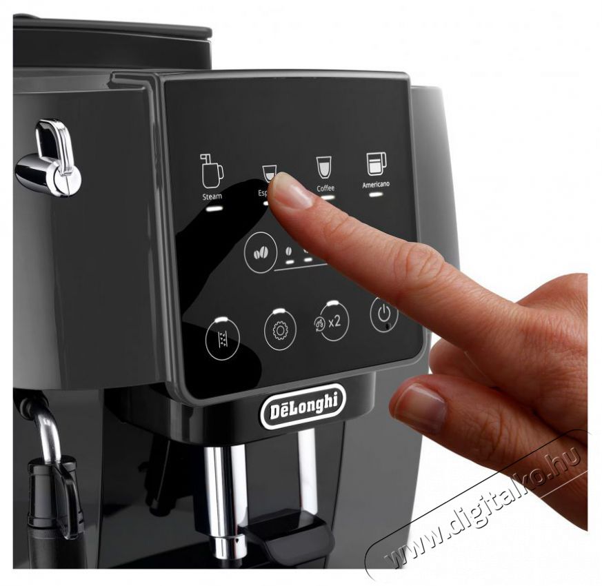 Delonghi ECAM220.22.GB Magnifica Start Automata k&aacute;v&eacute;főző, 1450W, 1.8 l v&iacute;ztart&aacute;ly, 15 bar, Sz&uuml;rke/Fekete Konyhai term&eacute;kek - K&aacute;v&eacute;főző / k&aacute;v&eacute;&ouml;rlő / kieg&eacute;sz&iacute;tő - Automata k&aacute;v&eacute;főző - 495710