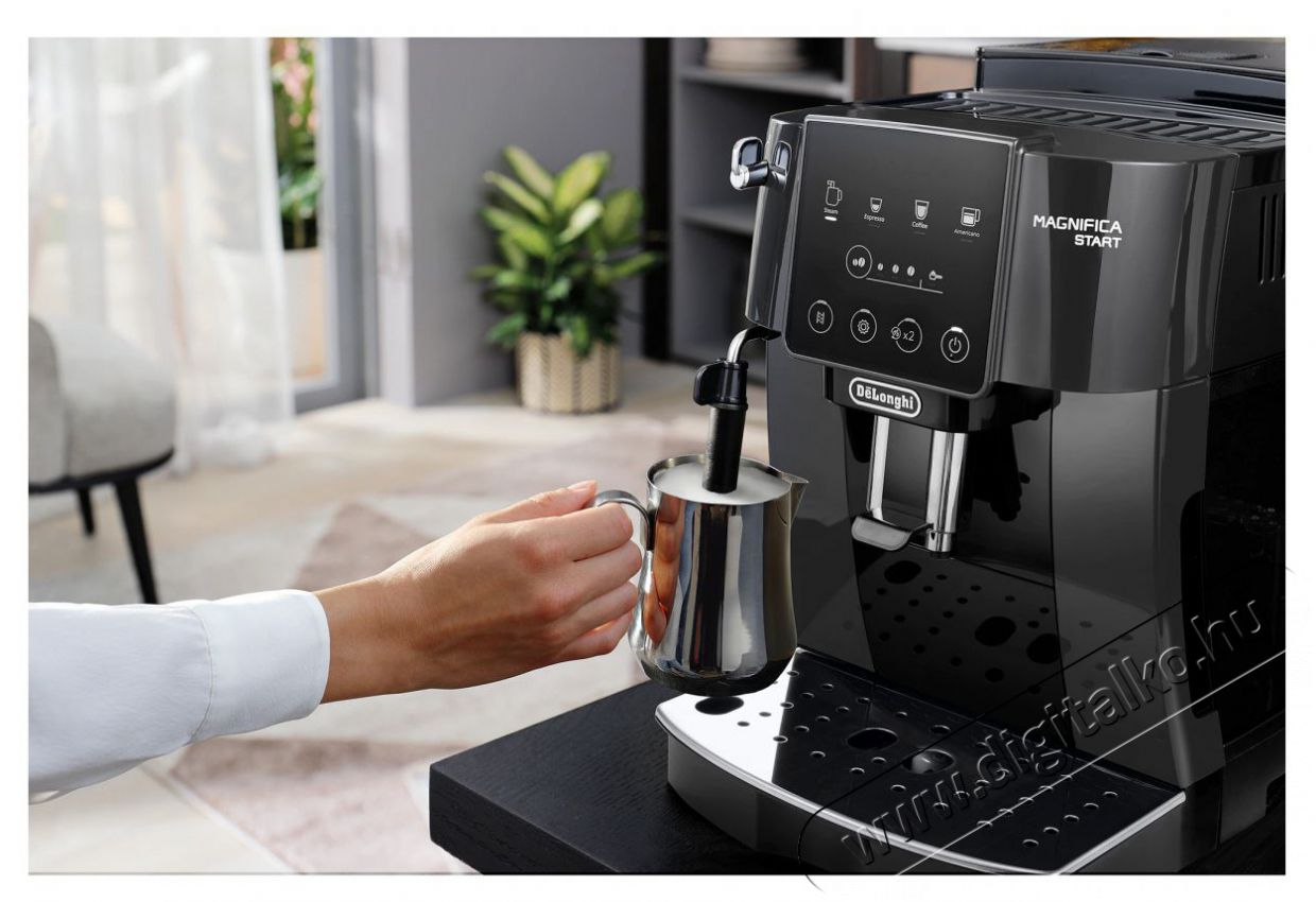 Delonghi ECAM220.22.GB Magnifica Start Automata k&aacute;v&eacute;főző, 1450W, 1.8 l v&iacute;ztart&aacute;ly, 15 bar, Sz&uuml;rke/Fekete Konyhai term&eacute;kek - K&aacute;v&eacute;főző / k&aacute;v&eacute;&ouml;rlő / kieg&eacute;sz&iacute;tő - Automata k&aacute;v&eacute;főző - 495710