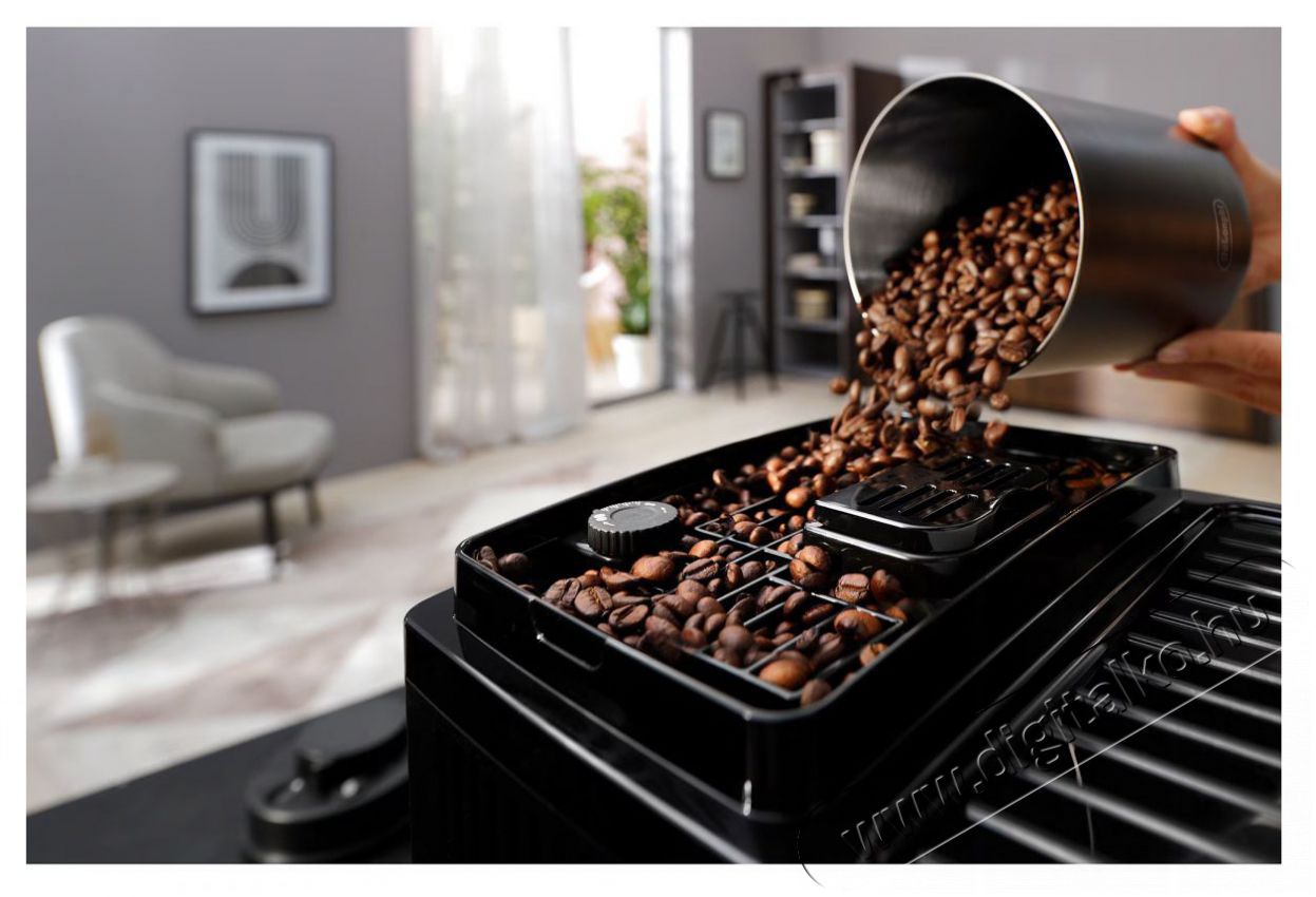 Delonghi ECAM220.22.GB Magnifica Start Automata k&aacute;v&eacute;főző, 1450W, 1.8 l v&iacute;ztart&aacute;ly, 15 bar, Sz&uuml;rke/Fekete Konyhai term&eacute;kek - K&aacute;v&eacute;főző / k&aacute;v&eacute;&ouml;rlő / kieg&eacute;sz&iacute;tő - Automata k&aacute;v&eacute;főző - 495710