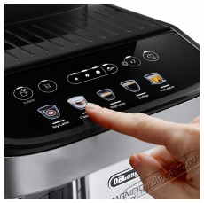 Delonghi Magnifica Evo ECAM 290.61.SB Automata eszpressz&oacute; k&aacute;v&eacute;főző, 1450W, 1.8l, 15bar, Tejtart&aacute;ly, LatteCrema rendszer, 13 fokozat&uacute; dar&aacute;l&oacute;, Fekete/Ez&uuml;st Konyhai term&eacute;kek - K&aacute;v&eacute;főző / k&aacute;v&eacute;&ouml;rlő / kieg&eacute;sz&iacute;tő - Automata k&aacute;v&eacute;főző - 495708