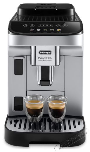 Delonghi Magnifica Evo ECAM 290.61.SB Automata eszpressz&oacute; k&aacute;v&eacute;főző, 1450W, 1.8l, 15bar, Tejtart&aacute;ly, LatteCrema rendszer, 13 fokozat&uacute; dar&aacute;l&oacute;, Fekete/Ez&uuml;st Konyhai term&eacute;kek - K&aacute;v&eacute;főző / k&aacute;v&eacute;&ouml;rlő / kieg&eacute;sz&iacute;tő - Automata k&aacute;v&eacute;főző - 495708