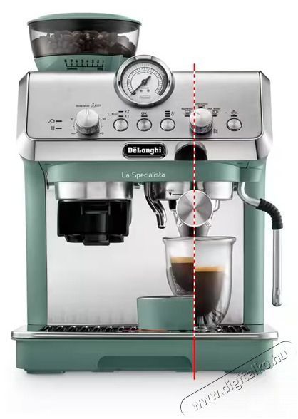 Delonghi EC9155.GR z&ouml;ld espresso k&aacute;v&eacute;főző Konyhai term&eacute;kek - K&aacute;v&eacute;főző / k&aacute;v&eacute;&ouml;rlő / kieg&eacute;sz&iacute;tő - Pressz&oacute; k&aacute;v&eacute;főző - 496864