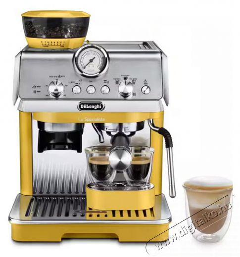 Delonghi EC9155.YE s&aacute;rga espresso k&aacute;v&eacute;főző Konyhai term&eacute;kek - K&aacute;v&eacute;főző / k&aacute;v&eacute;&ouml;rlő / kieg&eacute;sz&iacute;tő - Pressz&oacute; k&aacute;v&eacute;főző - 496817