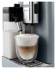 Delonghi Rivelia EXAM440.55.G LatteCrema grafitsz&uuml;rke automata tejtart&aacute;lyos k&aacute;v&eacute;főző Konyhai term&eacute;kek - K&aacute;v&eacute;főző / k&aacute;v&eacute;&ouml;rlő / kieg&eacute;sz&iacute;tő - Automata k&aacute;v&eacute;főző - 501507