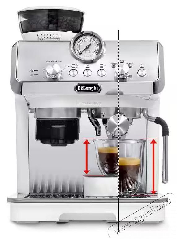 Delonghi La Specialista Arte EC 9155.W Konyhai term&eacute;kek - K&aacute;v&eacute;főző / k&aacute;v&eacute;&ouml;rlő / kieg&eacute;sz&iacute;tő - Pressz&oacute; k&aacute;v&eacute;főző - 503487