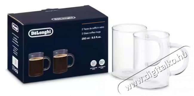 Delonghi Poh&aacute;rk&eacute;szlet Americano 2x 250 ml Konyhai term&eacute;kek - K&aacute;v&eacute;főző / k&aacute;v&eacute;&ouml;rlő / kieg&eacute;sz&iacute;tő - K&aacute;v&eacute;s poh&aacute;r / cs&eacute;sze - 506597