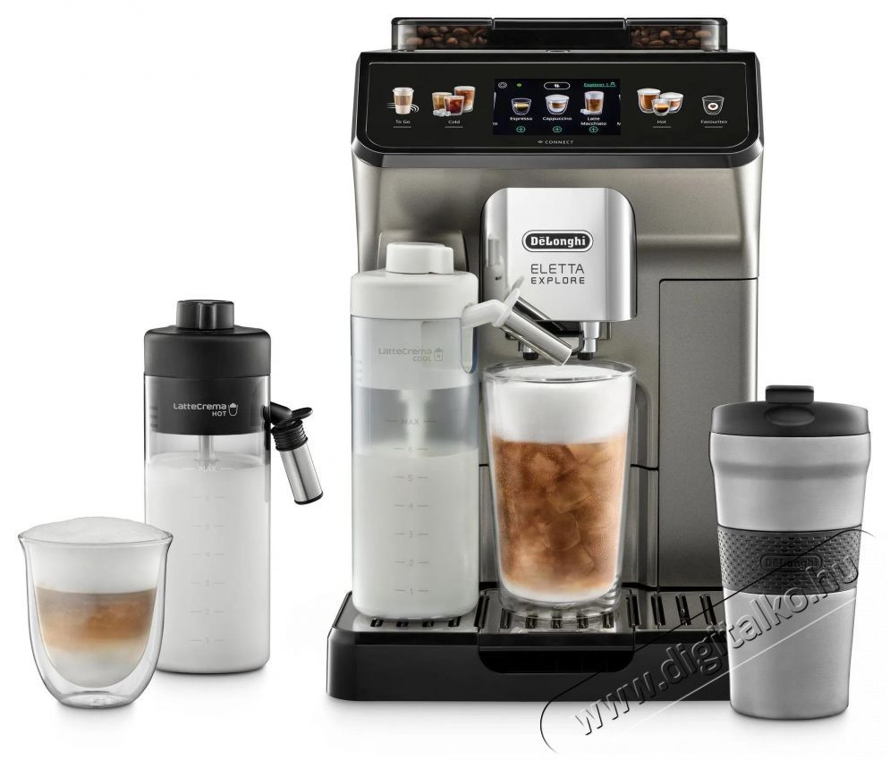 Delonghi ECAM450.86.T Automata k&aacute;v&eacute;főző Konyhai term&eacute;kek - K&aacute;v&eacute;főző / k&aacute;v&eacute;&ouml;rlő / kieg&eacute;sz&iacute;tő - Automata k&aacute;v&eacute;főző - 509836