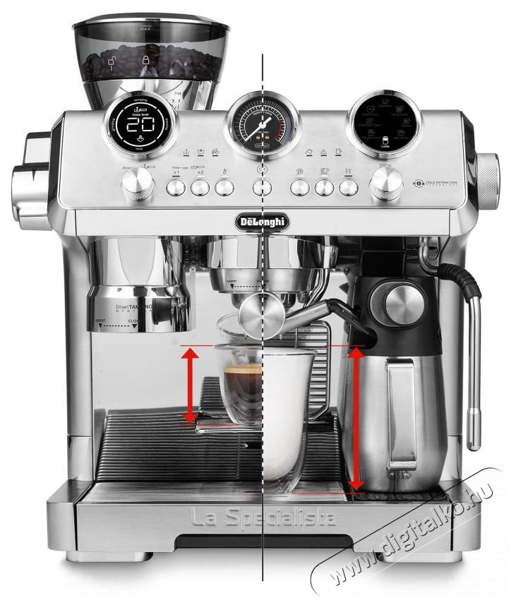 Delonghi La Specialista Maestro EC 9885. M Konyhai term&eacute;kek - K&aacute;v&eacute;főző / k&aacute;v&eacute;&ouml;rlő / kieg&eacute;sz&iacute;tő - Pressz&oacute; k&aacute;v&eacute;főző - 512667