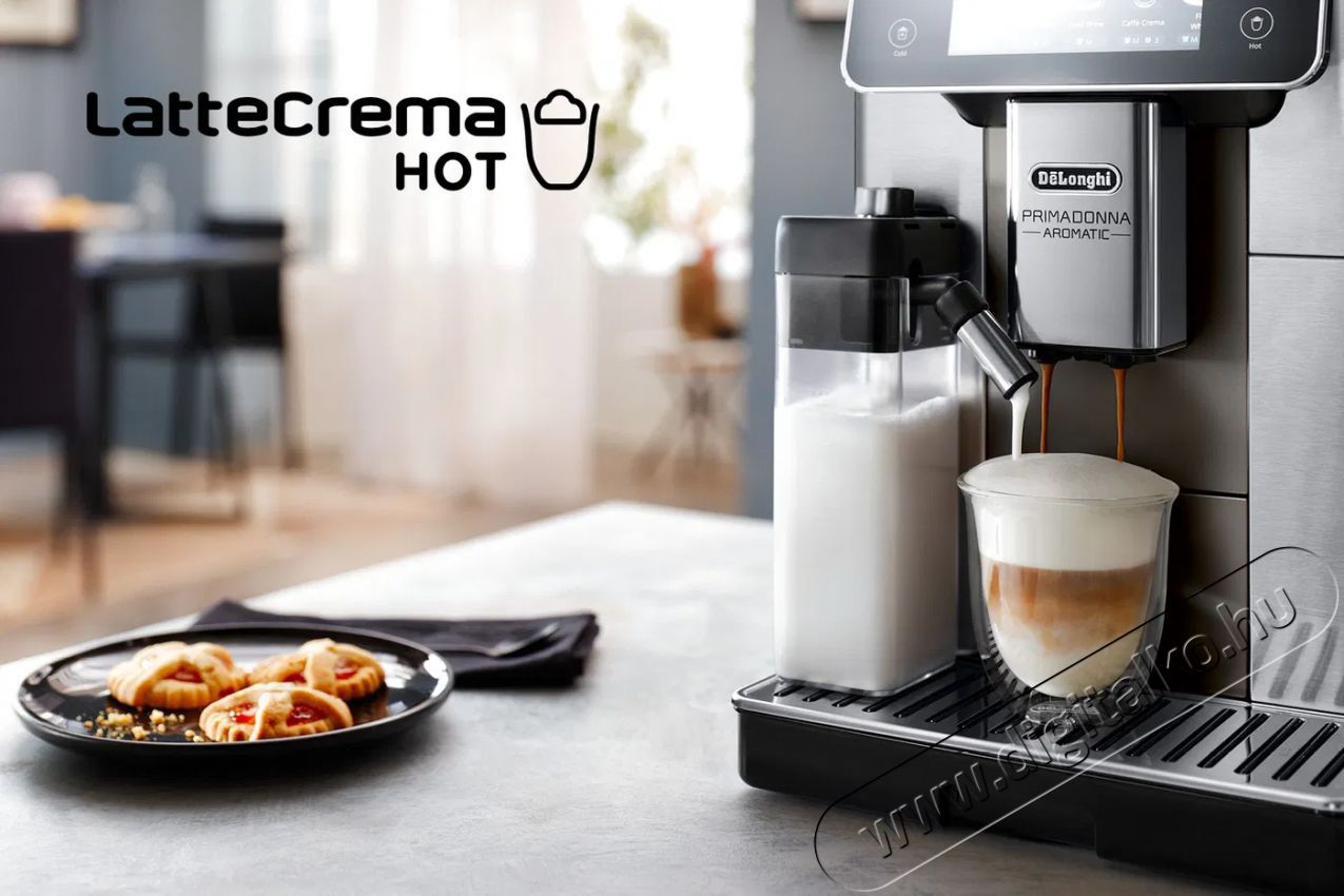 Delonghi Primadonna Aromatic ECAM630.75. TM Konyhai term&eacute;kek - K&aacute;v&eacute;főző / k&aacute;v&eacute;&ouml;rlő / kieg&eacute;sz&iacute;tő - Automata k&aacute;v&eacute;főző - 512659