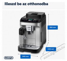 Delonghi ECAM310.80.SB K&Aacute;V&Eacute;FŐZŐ AUTOMATA Konyhai term&eacute;kek - K&aacute;v&eacute;főző / k&aacute;v&eacute;&ouml;rlő / kieg&eacute;sz&iacute;tő - Automata k&aacute;v&eacute;főző - 517197