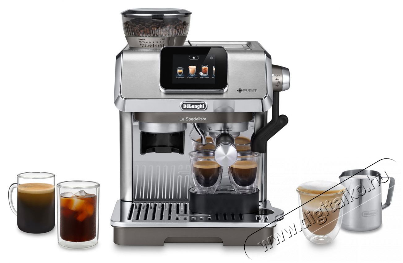 Delonghi La Specialista Touch EC9455.M Konyhai term&eacute;kek - K&aacute;v&eacute;főző / k&aacute;v&eacute;&ouml;rlő / kieg&eacute;sz&iacute;tő - Pressz&oacute; k&aacute;v&eacute;főző - 529364
