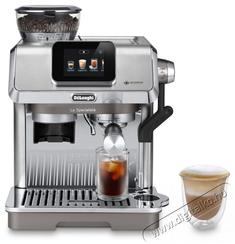 Delonghi La Specialista Touch EC9455.M Konyhai term&eacute;kek - K&aacute;v&eacute;főző / k&aacute;v&eacute;&ouml;rlő / kieg&eacute;sz&iacute;tő - Pressz&oacute; k&aacute;v&eacute;főző - 529364