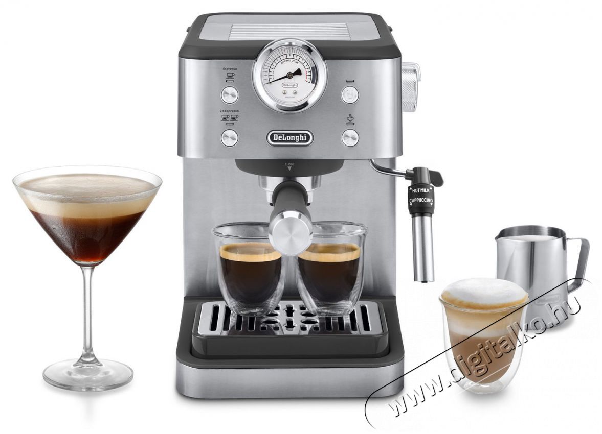 Delonghi Linea Classic EM450.M Konyhai term&eacute;kek - K&aacute;v&eacute;főző / k&aacute;v&eacute;&ouml;rlő / kieg&eacute;sz&iacute;tő - Pressz&oacute; k&aacute;v&eacute;főző - 529366
