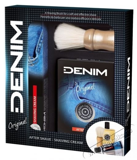 Denim Eredeti aj&aacute;nd&eacute;kk&eacute;szlet: Borotv&aacute;lkoz&aacute;s ut&aacute;ni lotion, 100 ml + Borotvakr&eacute;m, 100 ml + Borotvakr&eacute;m Sz&eacute;ps&eacute;g&aacute;pol&aacute;s / Eg&eacute;szs&eacute;g - Arc / bőr &aacute;pol&aacute;s - Kieg&eacute;sz&iacute;tő - 536369