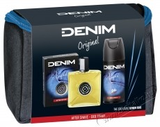 Denim Original Men Szett: After Shave 100 ml + Dezodor Spray 150 ml + t&aacute;ska Sz&eacute;ps&eacute;g&aacute;pol&aacute;s / Eg&eacute;szs&eacute;g - Arc / bőr &aacute;pol&aacute;s - Kieg&eacute;sz&iacute;tő - 536371