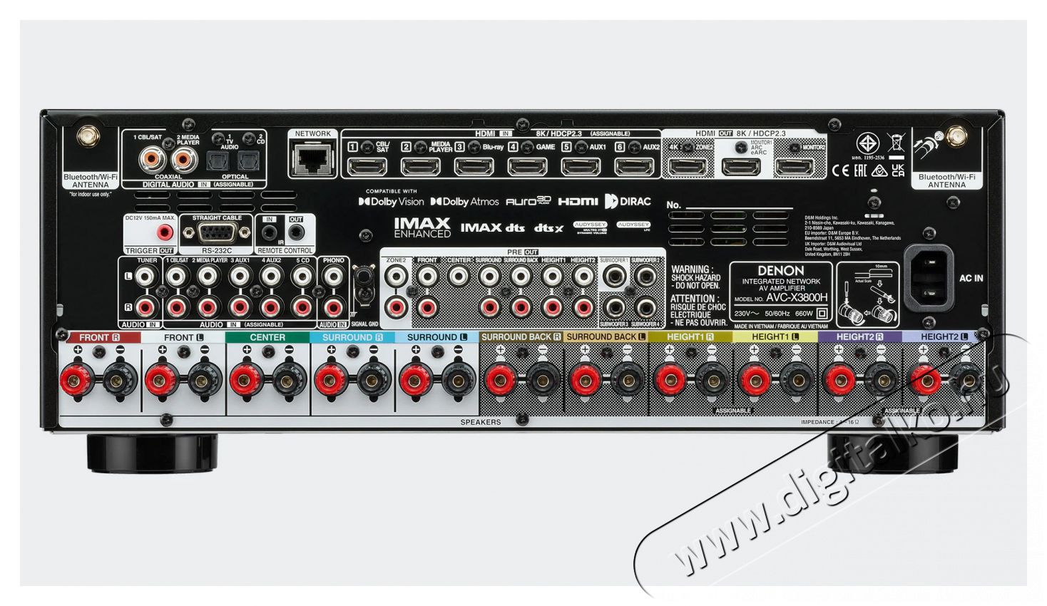Denon AVC-X3800H Audio-Video / Hifi / Multim&eacute;dia - H&aacute;zimozi - H&aacute;zimozi erős&iacute;tő - 475743