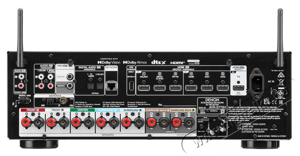 Denon AVR-S770H Audio-Video / Hifi / Multim&eacute;dia - H&aacute;zimozi - H&aacute;zimozi erős&iacute;tő - 491147