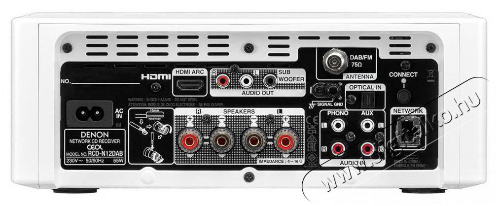 Denon RCDN-12 DAB Sztere&oacute; CD/r&aacute;di&oacute;erős&iacute;tő WHITE HGL Audio-Video / Hifi / Multim&eacute;dia - Hifi - Sztere&oacute; - Sztere&oacute; erős&iacute;tő - 493094