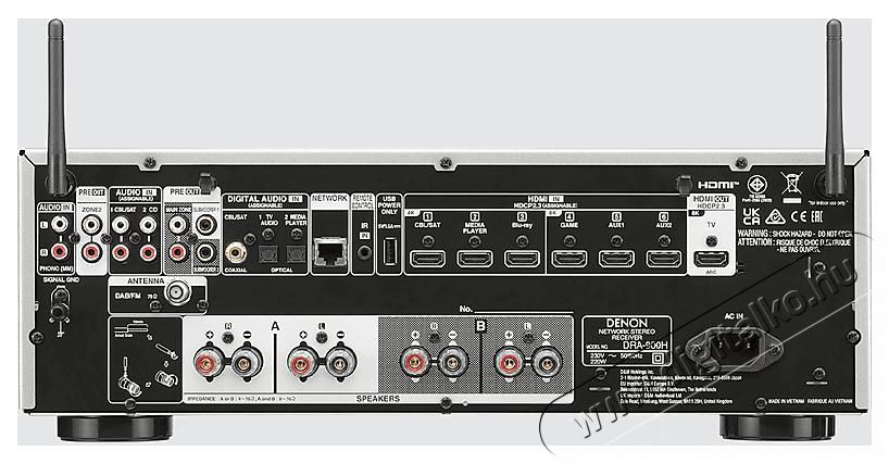 Denon DRA-900H pr&eacute;mium ez&uuml;st sz&iacute;nű h&aacute;l&oacute;zati sztere&oacute; erős&iacute;tő Audio-Video / Hifi / Multim&eacute;dia - Hifi - Sztere&oacute; - Sztere&oacute; erős&iacute;tő - 493092