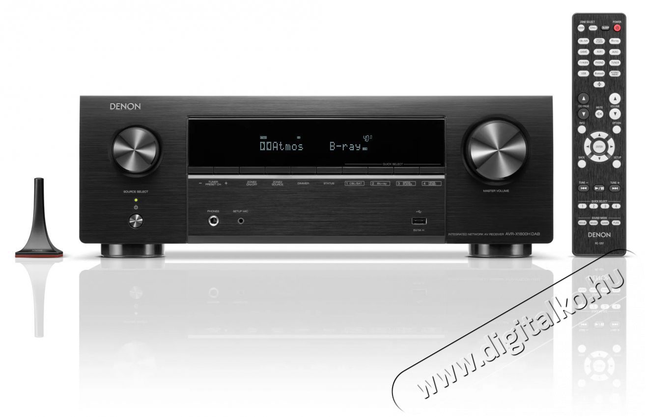 Denon AVR-X1800H DAB - fekete Audio-Video / Hifi / Multim&eacute;dia - Hifi - Sztere&oacute; - CD / DVD / Multim&eacute;dia lej&aacute;tsz&oacute;s r&aacute;di&oacute;erős&iacute;tő - 511430