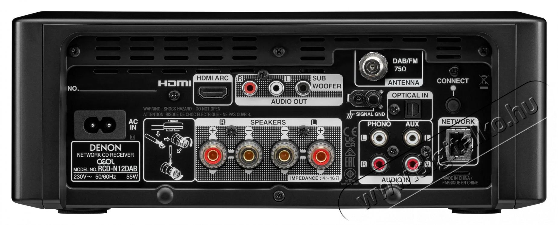 Denon RCD-N12 DAB CEOL - fekete Audio-Video / Hifi / Multim&eacute;dia - CD / DVD / Blu-Ray / Multim&eacute;dia k&eacute;sz&uuml;l&eacute;k - CD lej&aacute;tsz&oacute; - 511434