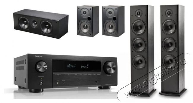 Denon AVR-X580BT Black + 2x Polk Audio T50 + Polk T30C + Polk T15 Audio-Video / Hifi / Multim&eacute;dia - Hifi - Sztere&oacute; - Sztere&oacute; erős&iacute;tő - 524625