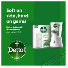 Dettol &Eacute;rint&eacute;s n&eacute;lk&uuml;li szappanadagol&oacute; Aloe Vera 250 ml H&aacute;ztart&aacute;s / Otthon / K&uuml;lt&eacute;r - F&uuml;rdőszoba / wc - Szappan adagol&oacute; - 523434