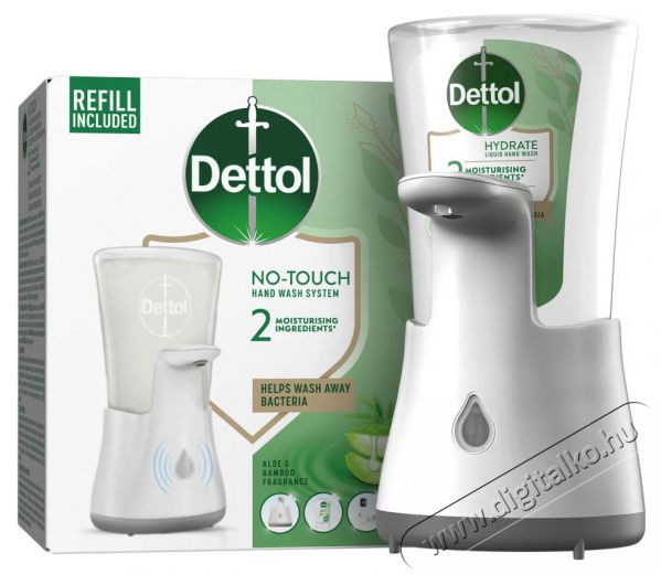 Dettol &Eacute;rint&eacute;s n&eacute;lk&uuml;li szappanadagol&oacute; Aloe Vera 250 ml H&aacute;ztart&aacute;s / Otthon / K&uuml;lt&eacute;r - F&uuml;rdőszoba / wc - Szappan adagol&oacute; - 523434