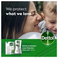 Dettol &Eacute;rint&eacute;s n&eacute;lk&uuml;li szappanadagol&oacute; Aloe Vera 250 ml H&aacute;ztart&aacute;s / Otthon / K&uuml;lt&eacute;r - F&uuml;rdőszoba / wc - Szappan adagol&oacute; - 523434