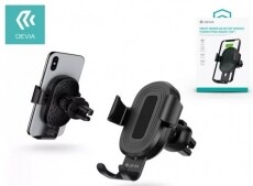 Devia ST329906 V.2 10W szellőzőr&aacute;csba illeszthető vezet&eacute;k n&eacute;lk&uuml;li aut&oacute;s gyorst&ouml;ltő &eacute;s tart&oacute; Mobil / Kommunik&aacute;ci&oacute; / Smart - Mobiltelefon kieg&eacute;sz&iacute;tő / tok - H&aacute;l&oacute;zati-, aut&oacute;s t&ouml;ltő - 369228