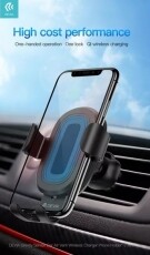 Devia ST329906 V.2 10W szellőzőr&aacute;csba illeszthető vezet&eacute;k n&eacute;lk&uuml;li aut&oacute;s gyorst&ouml;ltő &eacute;s tart&oacute; Mobil / Kommunik&aacute;ci&oacute; / Smart - Mobiltelefon kieg&eacute;sz&iacute;tő / tok - H&aacute;l&oacute;zati-, aut&oacute;s t&ouml;ltő - 369228