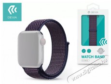 Devia ST326325 Apple Watch indigó sport óraszíj Mobil / Kommunikáció / Smart - Okos eszköz - Okosóra - 385774
