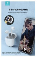 Devia ST351068 Bluetooth v5.0 Joy A10 Series TWS with Charging Case - fekete sztere&oacute; headset Audio-Video / Hifi / Multim&eacute;dia - F&uuml;l &eacute;s Fejhallgat&oacute;k - F&uuml;lhallgat&oacute; mikrofonnal / headset - 437850