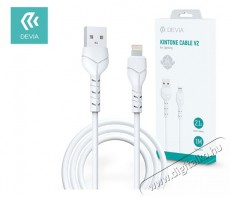 Devia ST348686 Kintone V2 Series 1m 2,1A USB-Lightning Kintone Cable V2 Series adat- &eacute;s t&ouml;ltők&aacute;bel Mobil / Kommunik&aacute;ci&oacute; / Smart - Mobiltelefon kieg&eacute;sz&iacute;tő / tok - H&aacute;l&oacute;zati-, aut&oacute;s t&ouml;ltő - 438577