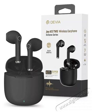 Devia ST361999 Joy A13 fekete True Wireless Bluetooth f&uuml;lhallgat&oacute; Audio-Video / Hifi / Multim&eacute;dia - F&uuml;l &eacute;s Fejhallgat&oacute;k - F&uuml;lhallgat&oacute; - 478662