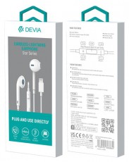 Devia ST366864 Star Lightning feh&eacute;r f&uuml;lhallgat&oacute; Audio-Video / Hifi / Multim&eacute;dia - F&uuml;l &eacute;s Fejhallgat&oacute;k - F&uuml;lhallgat&oacute; - 477455