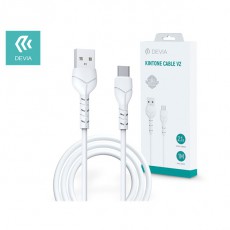 Devia ST351136 Kintone V2 Series 1m 2,1A USB-C - USB-A adat- &eacute;s t&ouml;ltők&aacute;bel Iroda &eacute;s sz&aacute;m&iacute;t&aacute;stechnika - Sz&aacute;m&iacute;t&oacute;g&eacute;p tartoz&eacute;k - USB k&aacute;bel - 412493