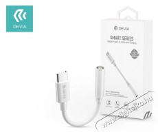 Devia ST354113 Type-C-3,5 jack Smart Adapter Type-C to 3.5 mm with Charging audio adapter - Iroda &eacute;s sz&aacute;m&iacute;t&aacute;stechnika - Egy&eacute;b sz&aacute;m&iacute;t&aacute;stechnikai term&eacute;k - 433936