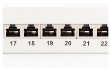 DIGITUS CAT6 24port 19 1U Kompakt sz&uuml;rke &aacute;rny&eacute;kolt Patch Panel Iroda &eacute;s sz&aacute;m&iacute;t&aacute;stechnika - H&aacute;l&oacute;zat - H&aacute;l&oacute;zati kieg&eacute;sz&iacute;tő - 393096