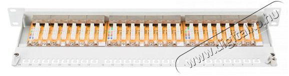 DIGITUS CAT6 24port 19 1U Kompakt sz&uuml;rke &aacute;rny&eacute;kolt Patch Panel Iroda &eacute;s sz&aacute;m&iacute;t&aacute;stechnika - H&aacute;l&oacute;zat - H&aacute;l&oacute;zati kieg&eacute;sz&iacute;tő - 393096