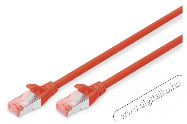 DIGITUS CAT6 S-FTP LSZH 5m piros patch k&aacute;bel Iroda &eacute;s sz&aacute;m&iacute;t&aacute;stechnika - H&aacute;l&oacute;zat - H&aacute;l&oacute;zati kieg&eacute;sz&iacute;tő - 393486