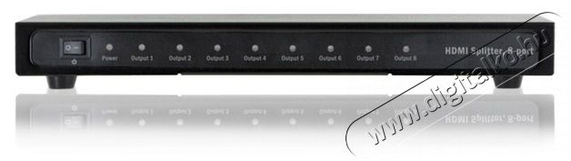 DIGITUS DS-43302 8 portos professzion&aacute;lis HDMI jel oszt&oacute; Tv kieg&eacute;sz&iacute;tők - K&aacute;bel / csatlakoz&oacute; - Csatlakoz&oacute; / eloszt&oacute; / &aacute;talak&iacute;t&oacute; - 393684